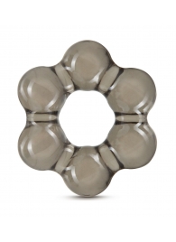 Дымчатое эрекционное кольцо Stay Hard Thick Bead Cock Ring - Blush Novelties - в Новосибирске купить с доставкой