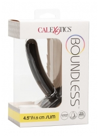 Черный анальный стимулятор Boundless 4.5” Slim Probe - 11,5 см. - California Exotic Novelties - купить с доставкой в Новосибирске