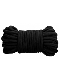 Черная веревка для связывания Thick Bondage Rope -10 м. - Shots Media BV - купить с доставкой в Новосибирске