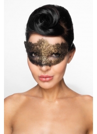 Золотистая карнавальная маска  Альциона - Джага-Джага купить с доставкой