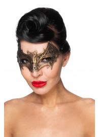 Золотистая карнавальная маска  Сириус - Джага-Джага купить с доставкой