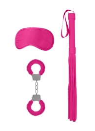 Розовый набор для бондажа Introductory Bondage Kit №1 - Shots Media BV - купить с доставкой в Новосибирске