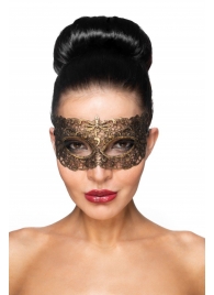 Золотистая карнавальная маска  Альтаир - Джага-Джага купить с доставкой