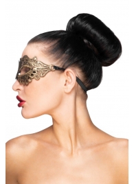 Золотистая карнавальная маска  Антарес - Джага-Джага купить с доставкой