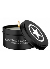 Массажная свеча с ароматом ванили Massage Candle - Shots Media BV - купить с доставкой в Новосибирске