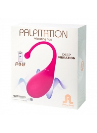 Ярко-розовый вибростимулятор-яйцо Palpitation - Adrien Lastic