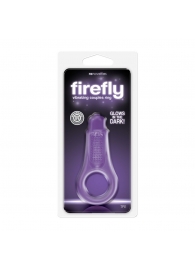 Фиолетовое эрекционное кольцо Firefly Couples Ring - NS Novelties - в Новосибирске купить с доставкой