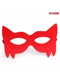 Стильная красная маска на глаза - Notabu - купить с доставкой в Новосибирске