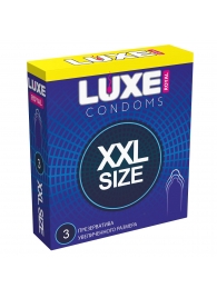 Презервативы увеличенного размера LUXE Royal XXL Size - 3 шт. - Luxe - купить с доставкой в Новосибирске