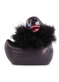 Черный вибратор-уточка I Rub My Duckie 2.0 Paris - Big Teaze Toys - купить с доставкой в Новосибирске