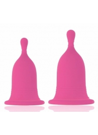 Набор из 2 розовых менструальных чаш Cherry Cup - Rianne S - купить с доставкой в Новосибирске