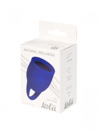 Синяя менструальная чаша Iris - 15 мл. - Lola Games - купить с доставкой в Новосибирске
