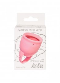 Розовая менструальная чаша Magnolia - 15 мл. - Lola Games - купить с доставкой в Новосибирске