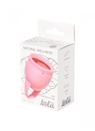 Розовая менструальная чаша Magnolia - 20 мл. - Lola Games - купить с доставкой в Новосибирске
