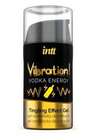 Жидкий интимный гель с эффектом вибрации Vibration! Vodka Energy - 15 мл. - INTT - купить с доставкой в Новосибирске