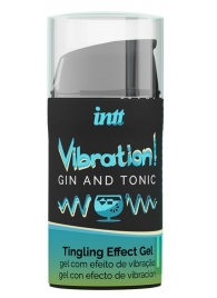 Жидкий интимный гель с эффектом вибрации Vibration! Gin   Tonic - 15 мл. - INTT - купить с доставкой в Новосибирске