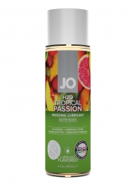 Лубрикант на водной основе с ароматом тропических фруктов JO Flavored Tropical Passion - 60 мл. - System JO - купить с доставкой в Новосибирске