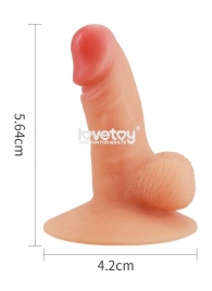 Телесный пенис-сувенир Universal Pecker Stand Holder - Lovetoy - купить с доставкой #SOTBIT_REGIONS_UF_V_REGION_NAME#