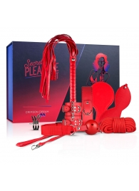Красный БДСМ-набор Crimson Dream - Secret Pleasure Chest - купить с доставкой в Новосибирске