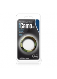 Эрекционное кольцо камуфляжной расцветки Silicone Camo Cock Ring - Blush Novelties - в Новосибирске купить с доставкой