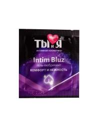 Гель-лубрикант Intim bluz в одноразовой упаковке - 4 гр. - Биоритм - купить с доставкой в Новосибирске