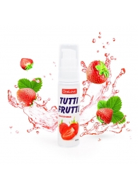 Гель-смазка Tutti-frutti с земляничным вкусом - 30 гр. - Биоритм - купить с доставкой в Новосибирске