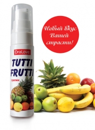 Гель-смазка Tutti-frutti со вкусом тропических фруктов - 30 гр. - Биоритм - купить с доставкой в Новосибирске