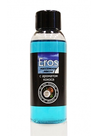 Массажное масло Eros tropic с ароматом кокоса - 50 мл. - Биоритм - купить с доставкой в Новосибирске