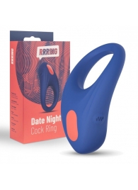 Синее эрекционное кольцо RRRING Date Night Cock Ring - FeelzToys - в Новосибирске купить с доставкой