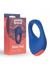 Синее эрекционное кольцо RRRING Dinner Date Cock Ring - FeelzToys - в Новосибирске купить с доставкой