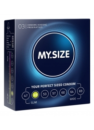 Презервативы MY.SIZE размер 49 - 3 шт. - My.Size - купить с доставкой в Новосибирске