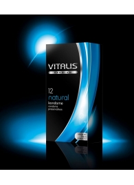 Классические презервативы VITALIS PREMIUM natural - 12 шт. - Vitalis - купить с доставкой в Новосибирске
