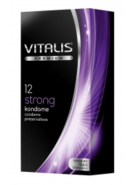 Презервативы с утолщённой стенкой VITALIS PREMIUM strong - 12 шт. - Vitalis - купить с доставкой в Новосибирске
