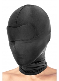 Сплошная маска-шлем с имитацией повязки для глаз - Fetish Tentation - купить с доставкой в Новосибирске