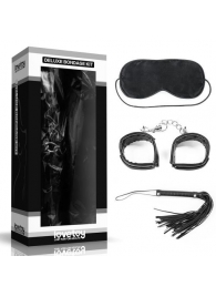 БДСМ-набор Deluxe Bondage Kit для игр: маска, наручники, плётка - Lovetoy - купить с доставкой в Новосибирске