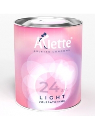 Ультратонкие презервативы Arlette Light - 24 шт. - Arlette - купить с доставкой в Новосибирске