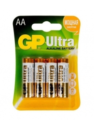 Батарейки алкалиновые GP Ultra Alkaline AA/LR6 - 4 шт. - Элементы питания - купить с доставкой в Новосибирске