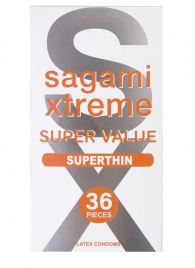 Ультратонкие презервативы Sagami Xtreme Superthin - 36 шт. - Sagami - купить с доставкой в Новосибирске