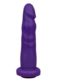 Фиолетовая реалистичная насадка-плаг - 16,2 см. - LOVETOY (А-Полимер) - купить с доставкой в Новосибирске