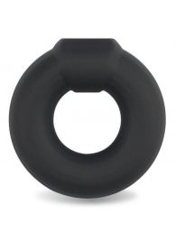 Черное эрекционное кольцо Ultra Soft Platinum Cure Silicone Cockring - Lovetoy - в Новосибирске купить с доставкой