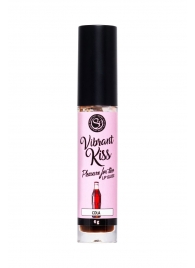 Бальзам для губ Lip Gloss Vibrant Kiss со вкусом колы - 6 гр. - Secret Play - купить с доставкой в Новосибирске