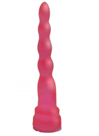 Розовый гелевый расширяющийся к низу анальный стимулятор - 17,5 см. - LOVETOY (А-Полимер)