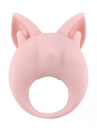 Нежно-розовое перезаряжаемое эрекционное кольцо Kitten Kiki - Lola Games - в Новосибирске купить с доставкой