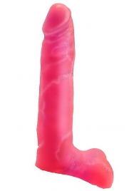 Розовая насадка-фаллос для трусиков Harness - 16,5 см. - LOVETOY (А-Полимер) - купить с доставкой в Новосибирске
