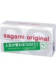 Ультратонкие презервативы Sagami Original 0.02 - 10 шт. - Sagami - купить с доставкой в Новосибирске