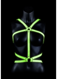 Портупея Body Harness с неоновым эффектом - размер L-XL - Shots Media BV - купить с доставкой в Новосибирске