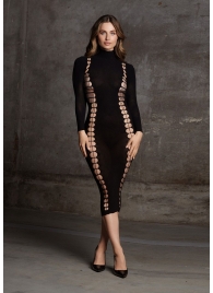Эффектное длинное платье Carme XI Dress with Turtleneck - Shots Media BV купить с доставкой
