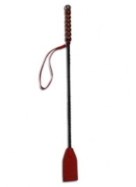 Красный стек с фигурной рукоятью - 62 см. - Sitabella - купить с доставкой в Новосибирске