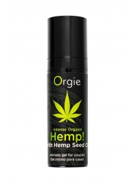 Возбуждающий интимный гель для пар ORGIE Hemp Intense Orgasm - 15 мл. - ORGIE - купить с доставкой в Новосибирске