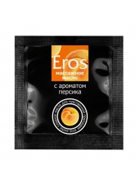 Саше массажного масла Eros exotic с ароматом персика - 4 гр. - Биоритм - купить с доставкой в Новосибирске